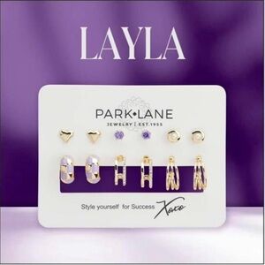 BNIB Gorgeous Park Lane Layla 6-pair earring set!